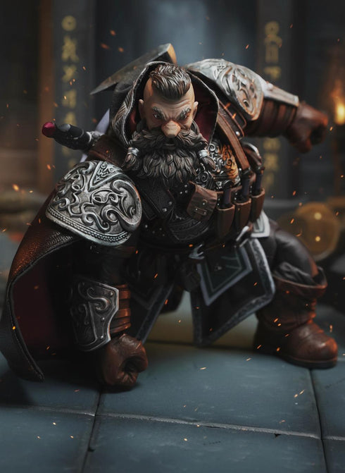 『Eternal Expedition Dwarf Assassin』005_Star and Sail Studio Verdred Anvil(ヴァードレッド・アンビル) 1/12スケール可動フィギュア